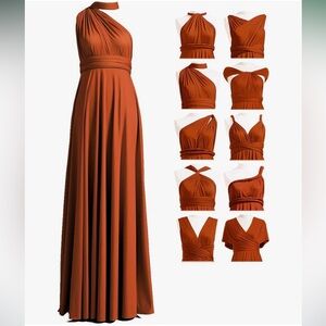 Infinity dress convertible bridesmaid prom formal dress multi-way dress gown